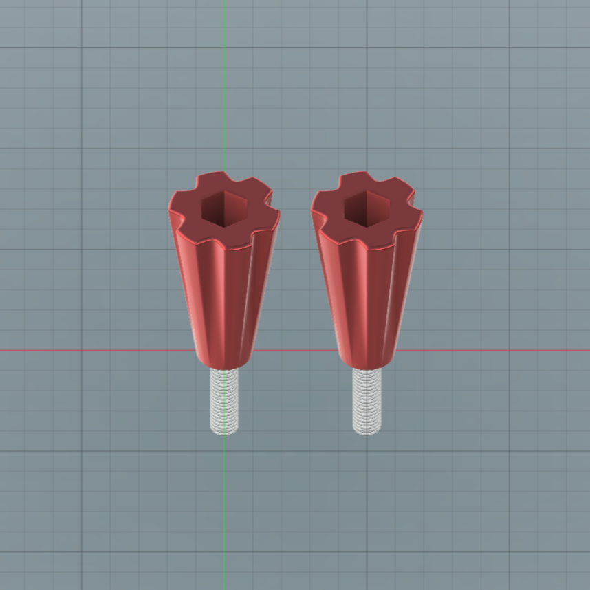 Thumb Screws 2Qty (for MNTD Chin Mounts only)