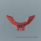Axor Saber Chin Mount