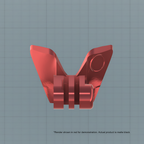 KYT Striker 2V Chin Mount