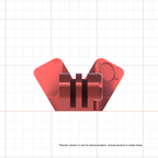 KYT Striker 2V Chin Mount