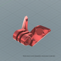 KYT Striker 2V Chin Mount