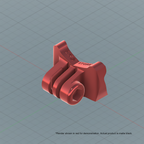 LS2 FF800 Storm 2 & Storm 1 Chin Mount